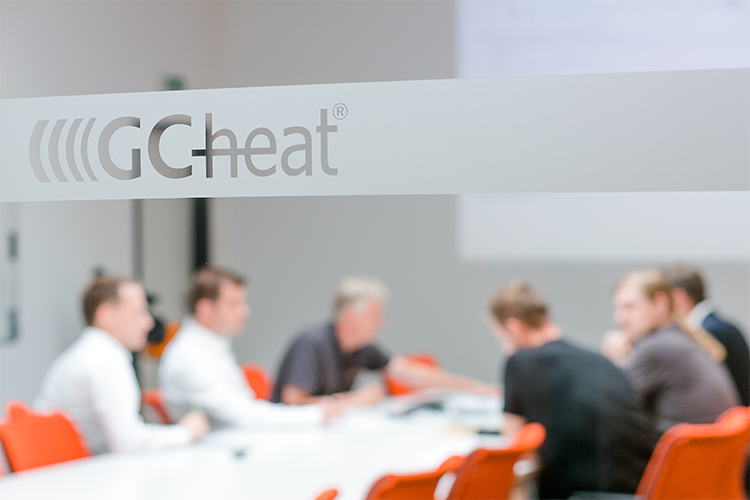 Besprechung im Meetingraum bei GC-heat